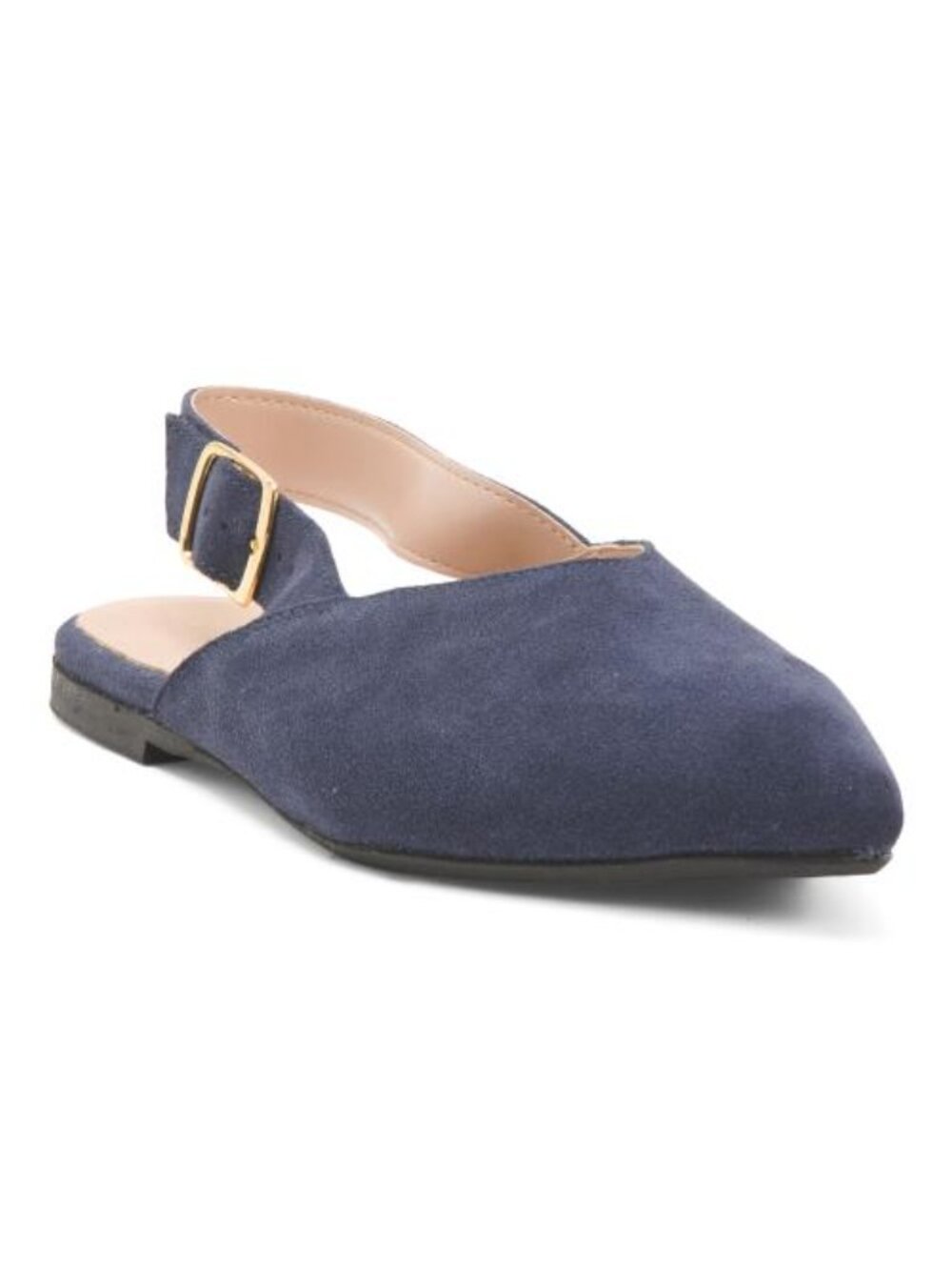 IL TOSCANO Made In Italy Suede Pointy Toe Sling Back Shoes